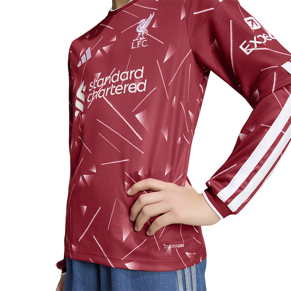 ADIDAS  Kids Liverpool FC Home 2026/27 Long Sleeve Jersey - Supersports Thailand