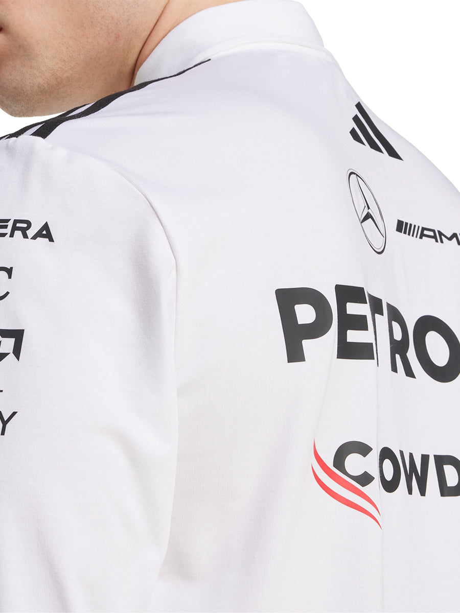 ADIDAS Mercedes - AMG Petronas Formula One Team Long Sleeve Men's Polo Shirt