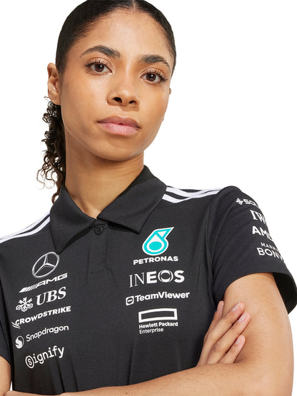 ADIDAS Mercedes - AMG Petronas Formula One Team Long Sleeve Women's Polo Shirt