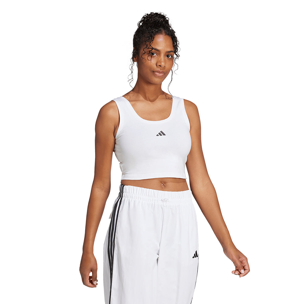 ADIDAS Essentials Small Logo Cotton Lifestyle เสื้อกล้ามผู้หญิง