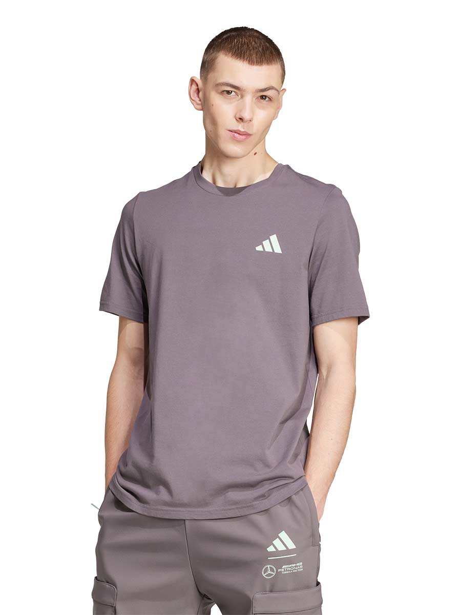 ADIDAS Mercedes - AMG Petronas Formula One Team Premium Woven Graphic เสื้อยืดผู้ชาย
