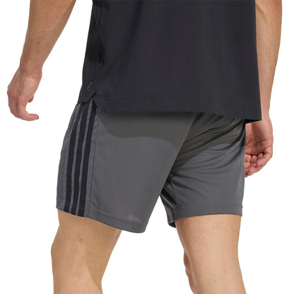 ADIDAS Workout Essentials Base 3-Stripes Pique 7 inch Men's Training Shorts - Supersports Thailand