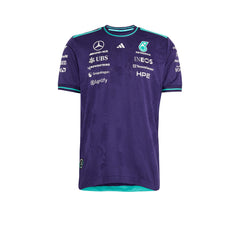ADIDAS เสื้อแข่งรถผู้ชายทีม Mercedes - AMG Petronas Formula 1 Team Vanda Bloom เกรด Authentic