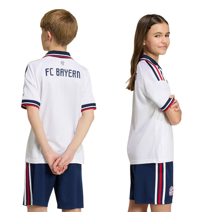 ADIDAS เสื้อแข่งเด็กทีมบาเยิร์น มิวนิค ชุดเยือน ฤดูกาล 2026/27