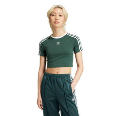 ADIDAS ORIGINALS 3-Stripes Baby Tee Women's T-Shirt