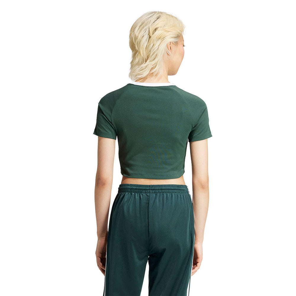 ADIDAS ORIGINALS 3-Stripes Baby Tee Women's T-Shirt