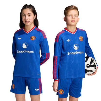ADIDAS Kids Manchester United Away 2026/27 Longsleeve Jersey