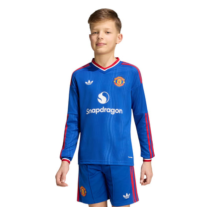 ADIDAS Kids Manchester United Away 2026/27 Longsleeve Jersey