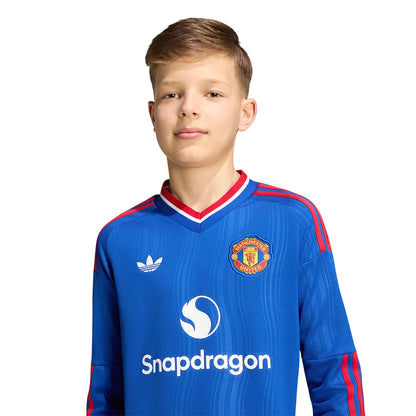 ADIDAS Kids Manchester United Away 2026/27 Longsleeve Jersey
