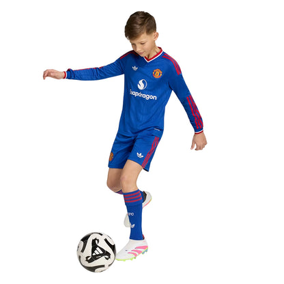 ADIDAS Kids Manchester United Away 2026/27 Longsleeve Jersey