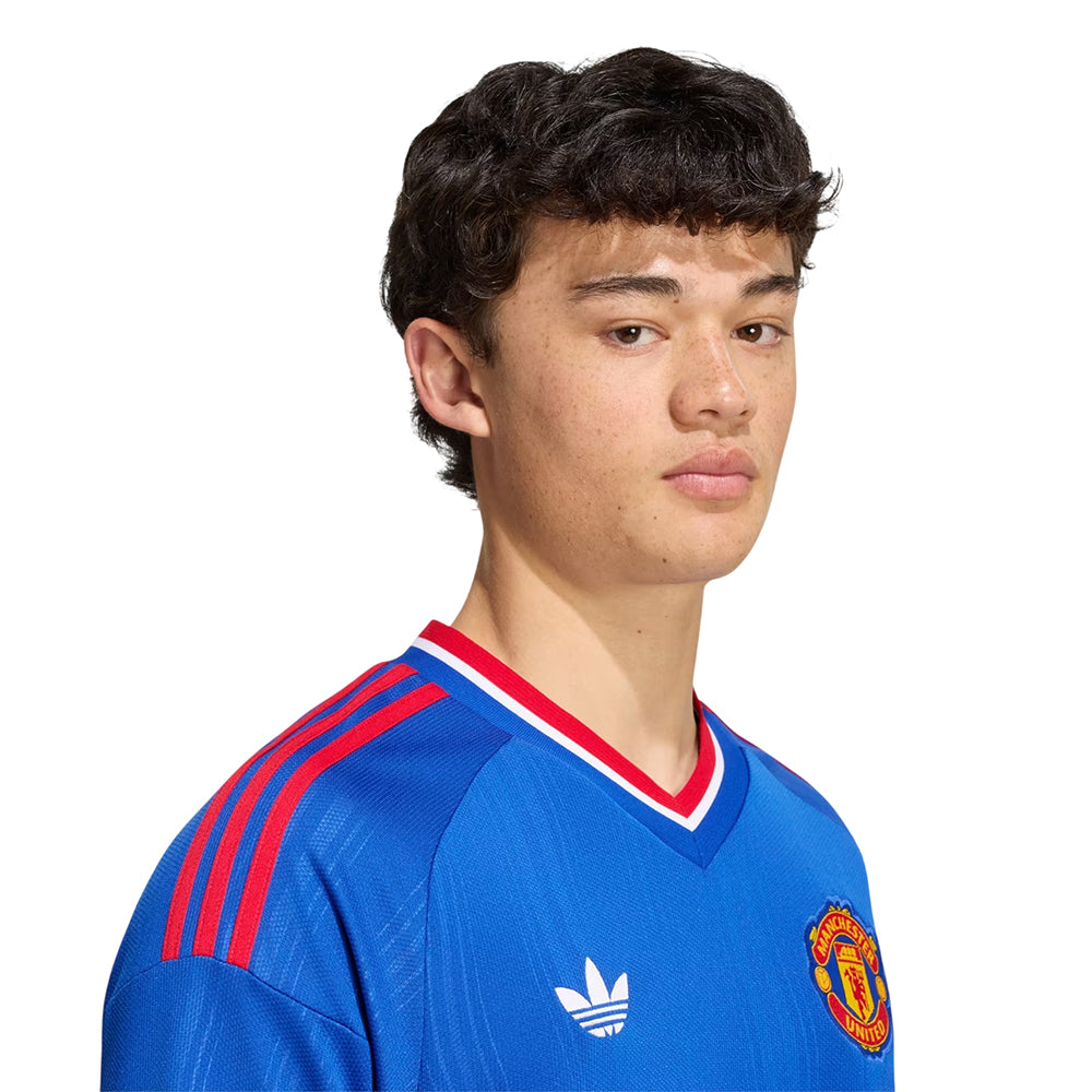ADIDAS เสื้อแข่งผู้ชายแขนยาวทีมแมนเชสเตอร์ ยูไนเต็ด ชุดเยือน ฤดูกาล 2026/27 Supersports Thailand