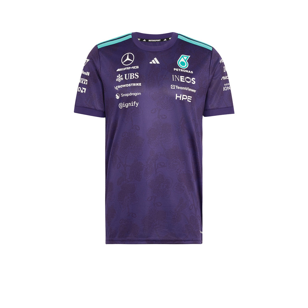 ADIDAS เสื้อแข่งรถผู้ชายทีม Mercedes - AMG Petronas Formula 1 Team Vanda Bloom Supersports Thailand
