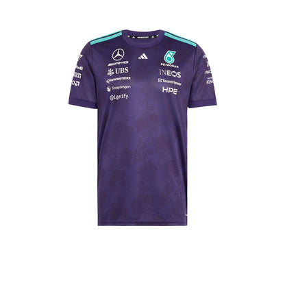 ADIDAS เสื้อแข่งรถผู้ชายทีม Mercedes - AMG Petronas Formula 1 Team Vanda Bloom