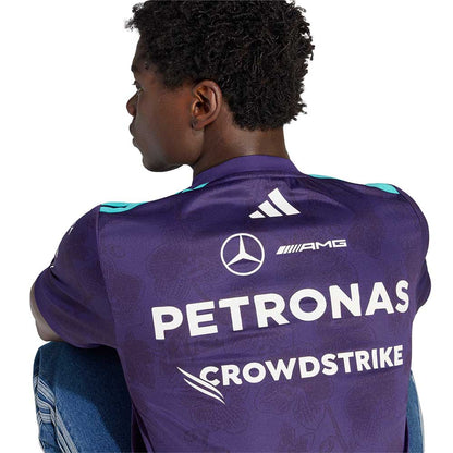 ADIDAS เสื้อแข่งรถผู้ชายทีม Mercedes - AMG Petronas Formula 1 Team Vanda Bloom