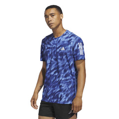 ADIDAS Own The Run Allover Print Men's Running T-Shirt