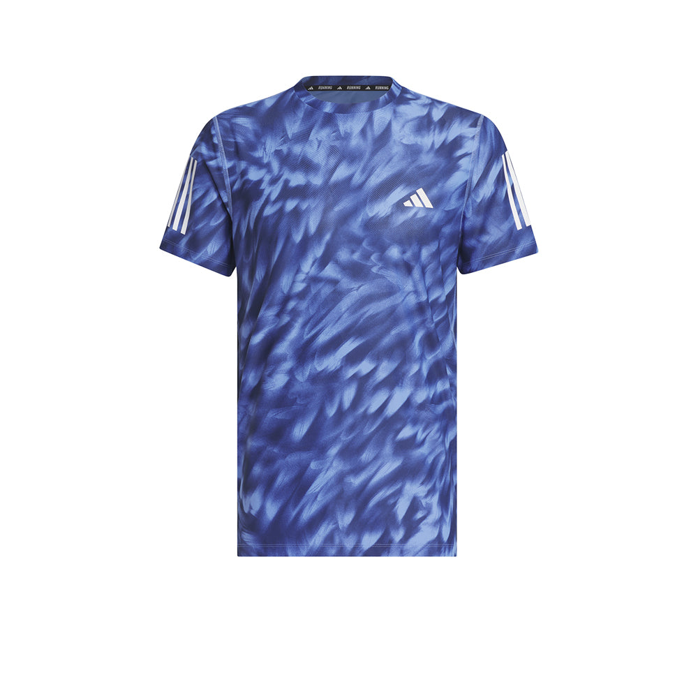 ADIDAS Own The Run Allover Print Men's Running T-Shirt