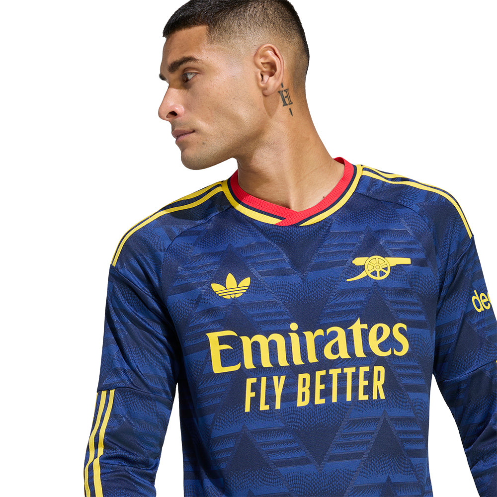 ADIDAS เสื้อแข่งผู้ชายแขนยาวทีมอาร์เซนอล ชุดเยือน เกรด Authentic ฤดูกาล 2026/27 Supersports Thailand