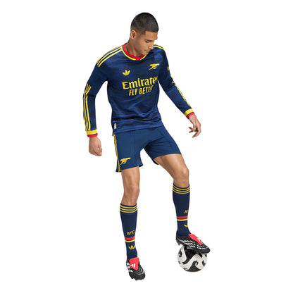 ADIDAS เสื้อแข่งผู้ชายแขนยาวทีมอาร์เซนอล ชุดเยือน เกรด Authentic ฤดูกาล 2026/27