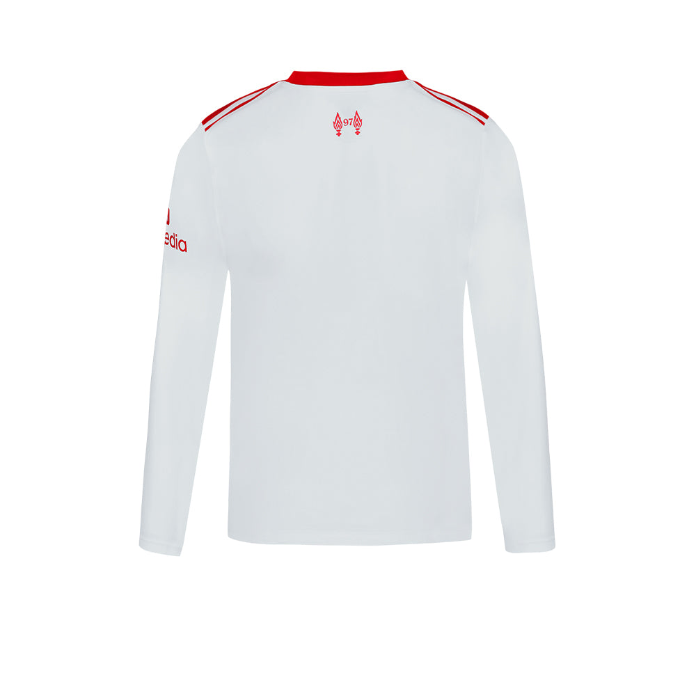 ADIDAS เสื้อแข่งเด็กแขนยาวทีมลิเวอร์พูล ชุดเยือน เกรด Fan ฤดูกาล 2026/27 Supersports Thailand
