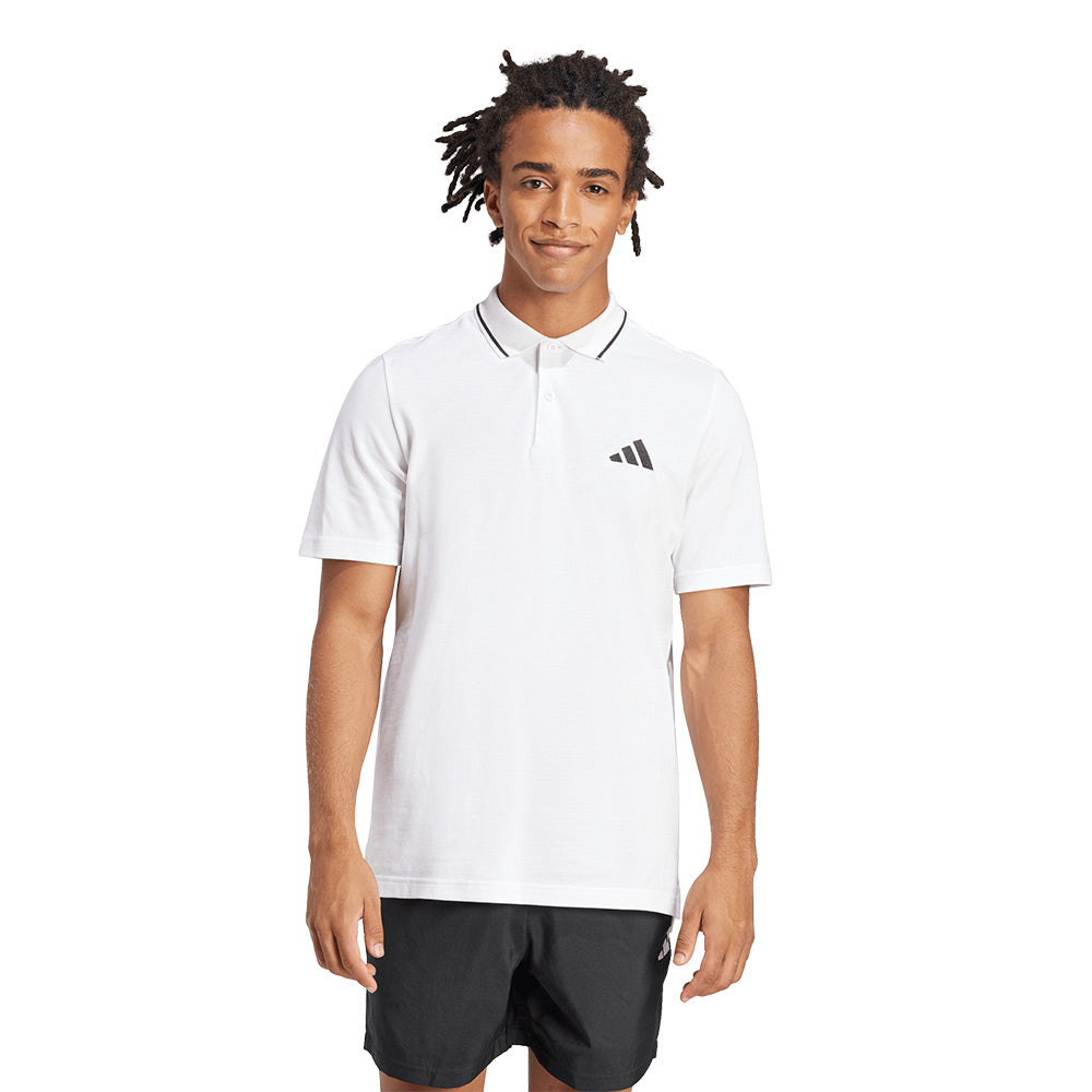 ADIDAS Essentials Small Logo Piqué Men's Polo Shirt - Supersports Thailand