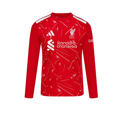 ADIDAS เสื้อแข่งเด็กแขนยาวทีมลิเวอร์พูล ชุดเหย้า เกรด Fan ฤดูกาล 2026/27
