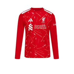 ADIDAS เสื้อแข่งเด็กแขนยาวทีมลิเวอร์พูล ชุดเหย้า เกรด Fan ฤดูกาล 2026/27