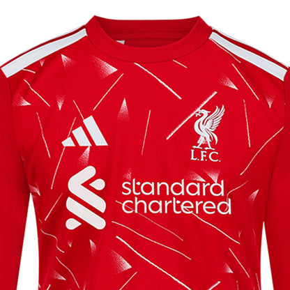 ADIDAS เสื้อแข่งเด็กแขนยาวทีมลิเวอร์พูล ชุดเหย้า เกรด Fan ฤดูกาล 2026/27