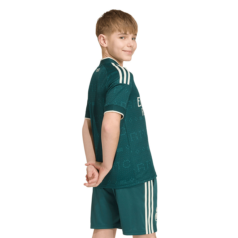 ADIDAS เสื้อแข่งเด็กทีมเรอัล มาดริด ชุดเยือน ฤดูกาล 2026/27 Supersports Thailand