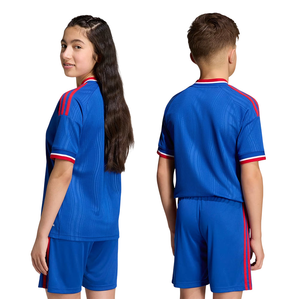 ADIDAS เสื้อแข่งเด็กทีมแมนเชสเตอร์ ยูไนเต็ด ชุดเยือน ฤดูกาล 2026/27 Supersports Thailand