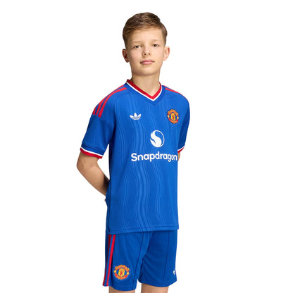 ADIDAS เสื้อแข่งเด็กทีมแมนเชสเตอร์ ยูไนเต็ด ชุดเยือน ฤดูกาล 2026/27