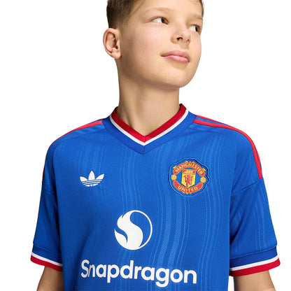 ADIDAS เสื้อแข่งเด็กทีมแมนเชสเตอร์ ยูไนเต็ด ชุดเยือน ฤดูกาล 2026/27