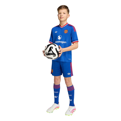 ADIDAS เสื้อแข่งเด็กทีมแมนเชสเตอร์ ยูไนเต็ด ชุดเยือน ฤดูกาล 2026/27