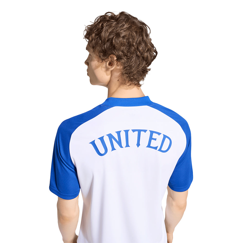 ADIDAS เสื้อแข่งผู้ชายทีมแมนเชสเตอร์ ยูไนเต็ด เกรด Pre Match ฤดูกาล 2026/27 Supersports Thailand