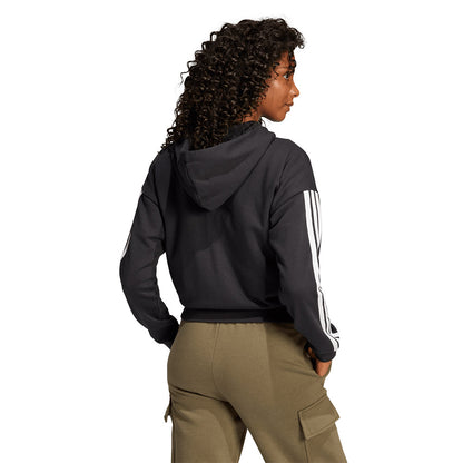 ADIDAS Essentials 3-Stripes French Terry Full-Zip Hoodie Women's Lifestyle Jacket - Supersports Thailand