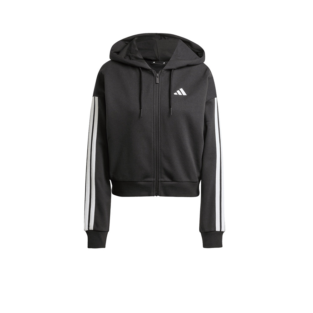 ADIDAS Essentials 3-Stripes French Terry Full-Zip Hoodie Women's Lifestyle Jacket - Supersports Thailand Supersports Thailand