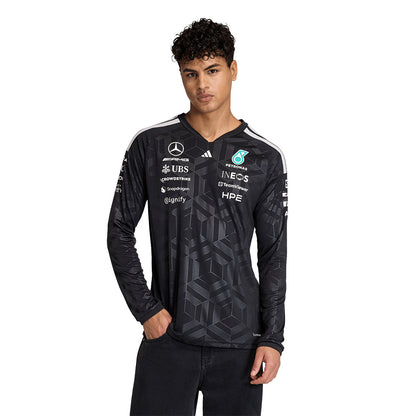 ADIDAS Men's Mercedes - AMG Petronas Formula One Team Long Sleeve Driver Jersey - Supersports Thailand