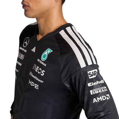 ADIDAS Men's Mercedes - AMG Petronas Formula One Team Long Sleeve Driver Jersey - Supersports Thailand