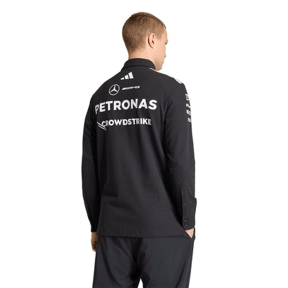ADIDAS Mercedes - AMG Petronas Formula One Team Engineers Long Sleeve Men's Polo Shirt - Supersports Thailand