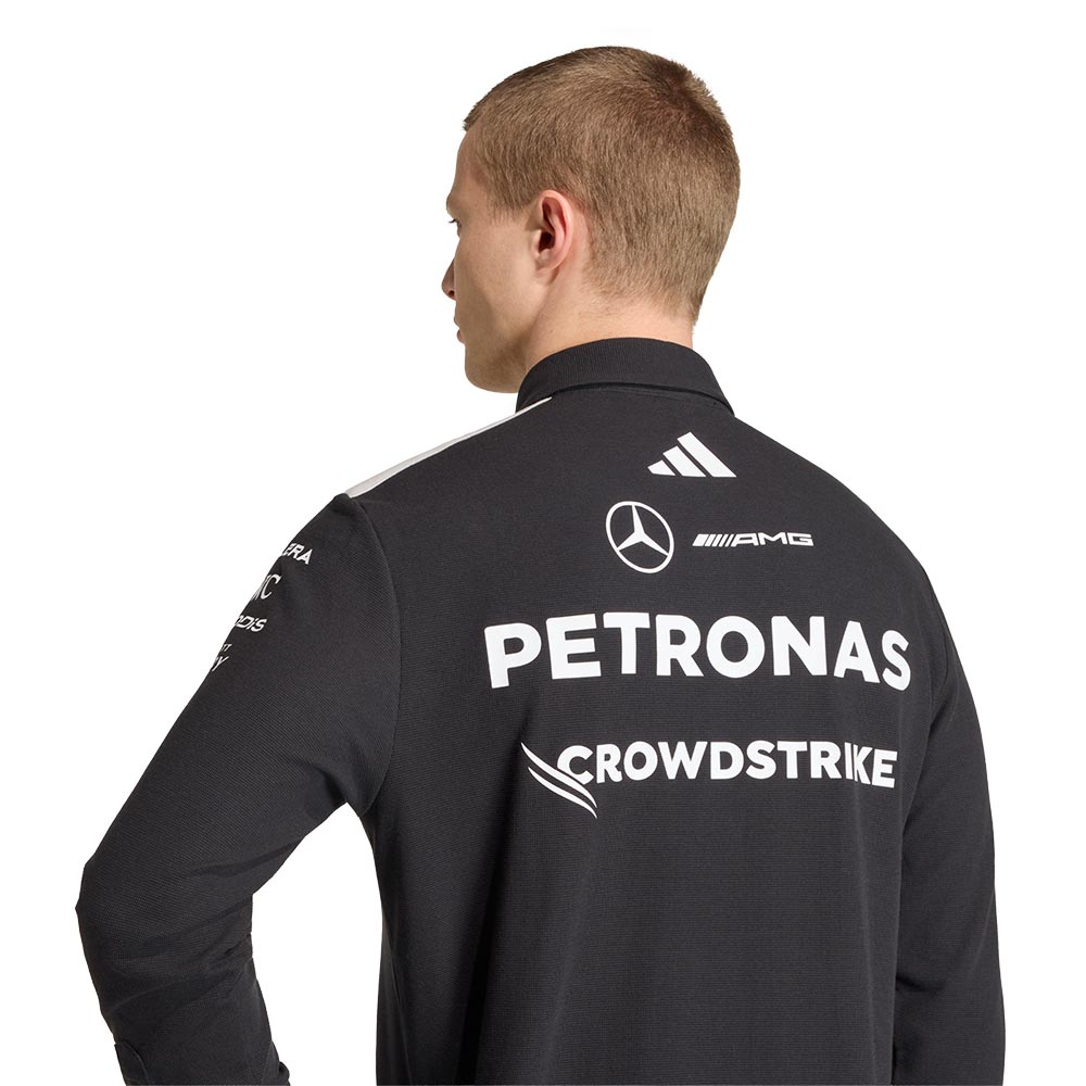 ADIDAS Mercedes - AMG Petronas Formula One Team Engineers Long Sleeve Men's Polo Shirt - Supersports Thailand Supersports Thailand