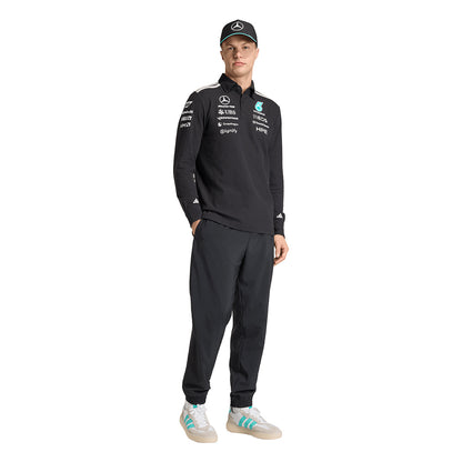 ADIDAS Mercedes - AMG Petronas Formula One Team Engineers Long Sleeve Men's Polo Shirt - Supersports Thailand