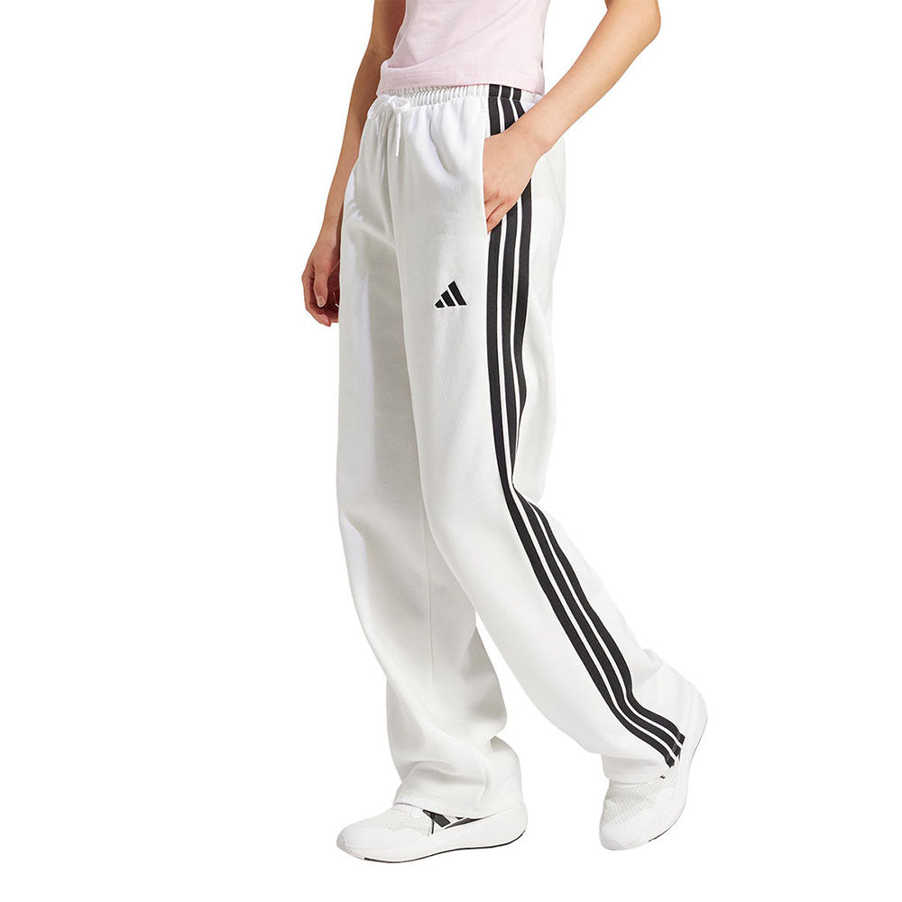 ADIDAS Essentials 3-Stripes Open-Hem Fleece Women's Lifestyle Pants - Supersports Thailand