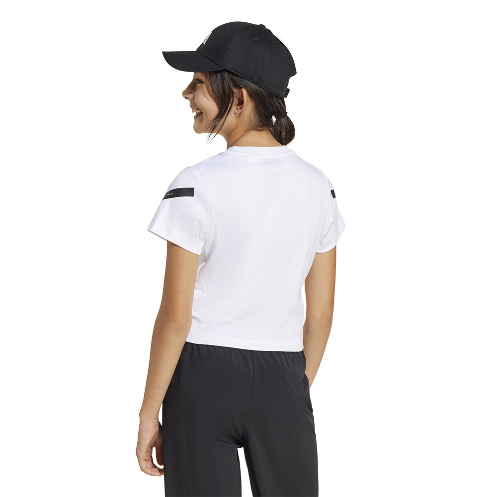 ADIDAS Z.N.E. Fitted Crop Kids T-Shirt - Supersports Thailand Supersports Thailand