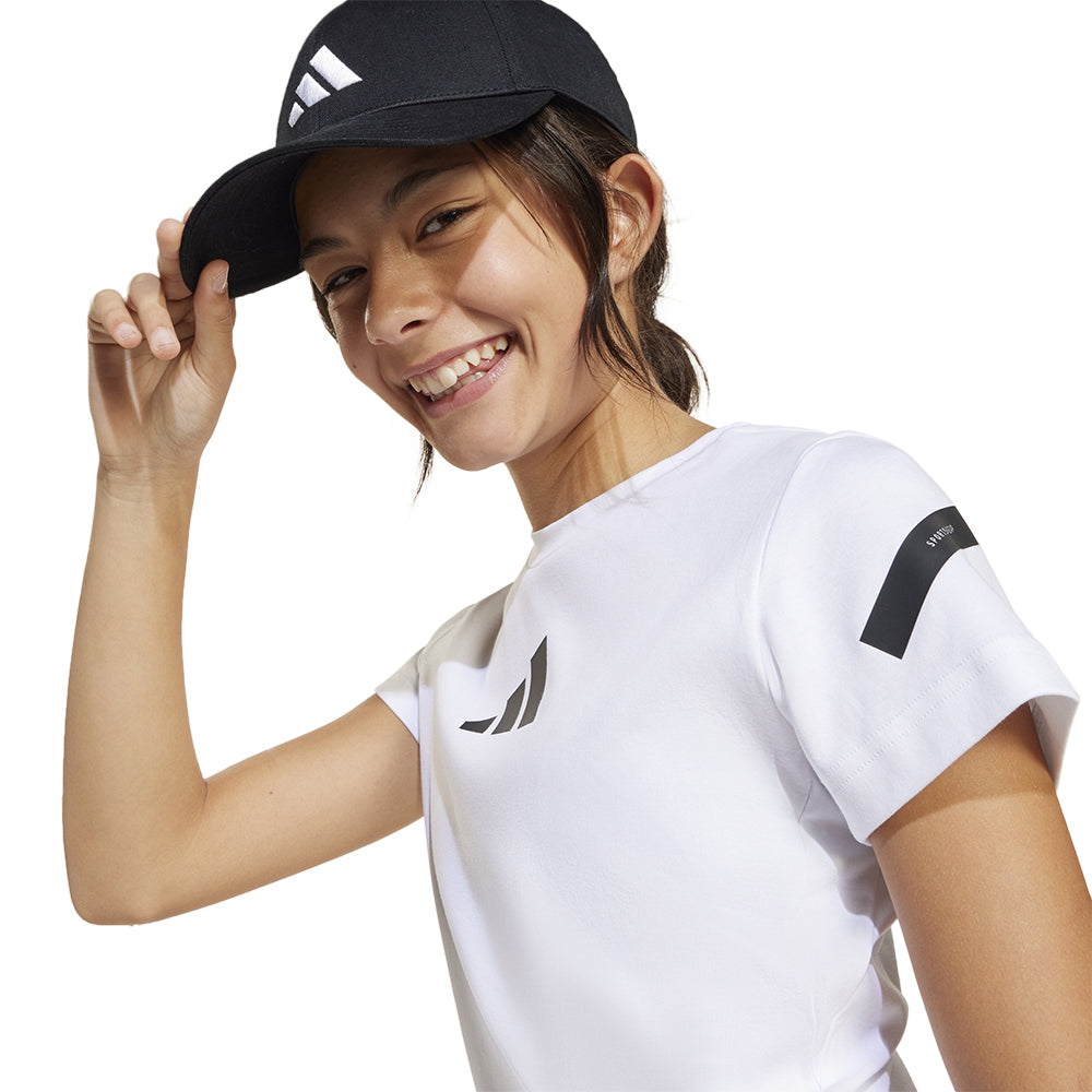 ADIDAS Z.N.E. Fitted Crop Kids T-Shirt - Supersports Thailand Supersports Thailand