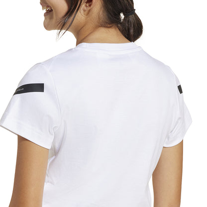 ADIDAS Z.N.E. Fitted Crop Kids T-Shirt - Supersports Thailand