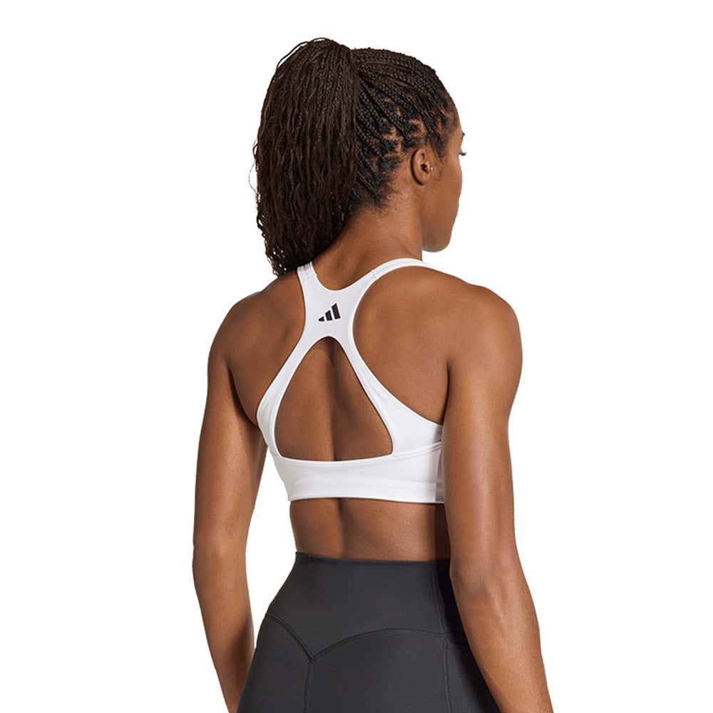 ADIDAS Optime Workout 3-Stripes Medium Support Women's Sports Bra - Supersports Thailand