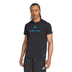 ADIDAS Follow The Line Graphic Unitefit เสื้อวิ่งผู้ใหญ่