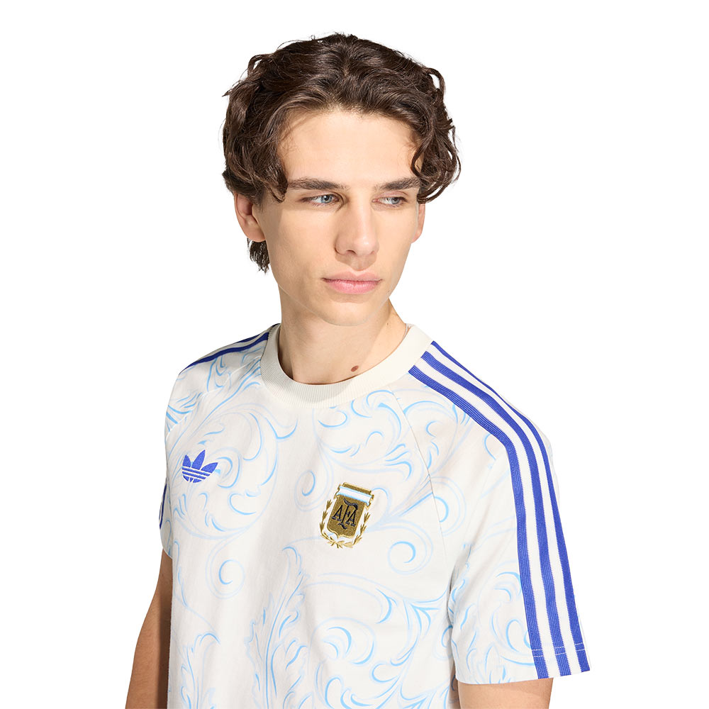 ADIDAS Argentina Originals All Over Print Men's Football T-Shirt - Supersports Thailand