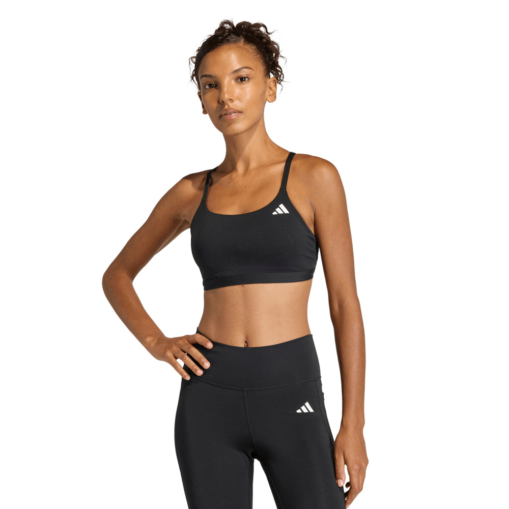 ADIDAS Optime Essentials Workout Light Support Women's Training Sports Bra - Supersports Thailand Supersports Thailand