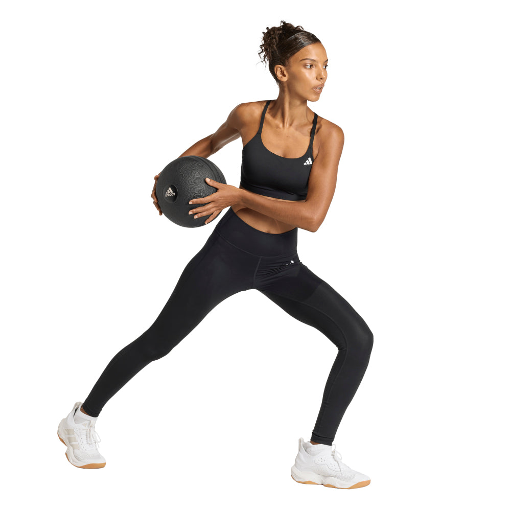ADIDAS Optime Essentials Workout Light Support Women's Training Sports Bra - Supersports Thailand Supersports Thailand
