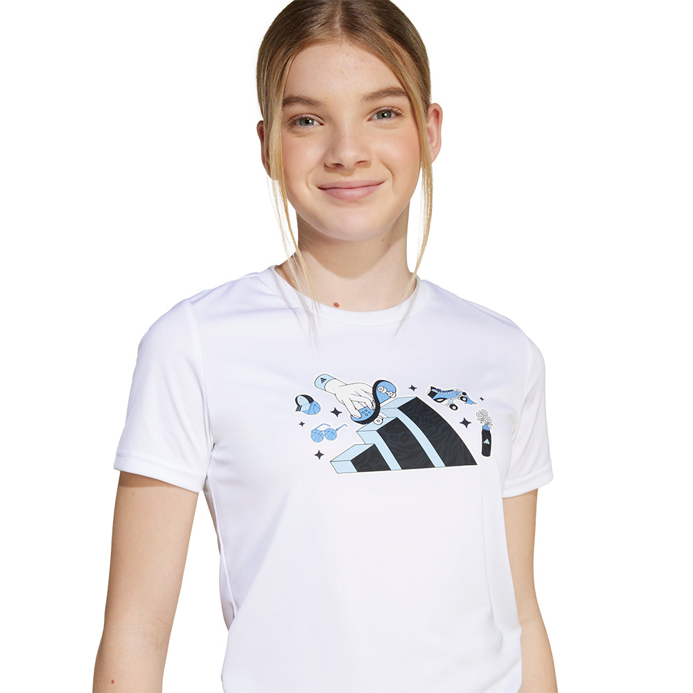 ADIDAS CLIMACOOL Animal Graphic Kids T-Shirt - Supersports Thailand Supersports Thailand